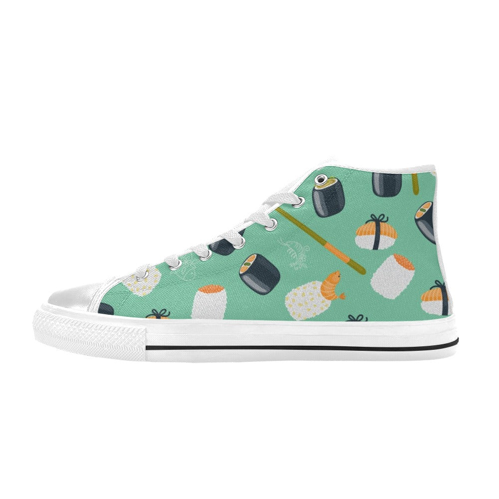 Cute Sushi - Men's High Top Canvas Shoes