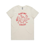Surfing Chicks Women's AS Colour T-shirt