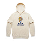 I Remember When I Was Smarter Than My Phone - Mens Hoodie Ecru Mens Hoodie Printed In Australia Tech