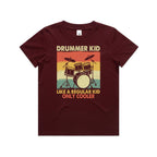 Drummer Kid - Kids Youth Staple Tee