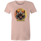 Underdog - Womens T-shirt Pale Pink Womens T-shirt animal Printed In Australia