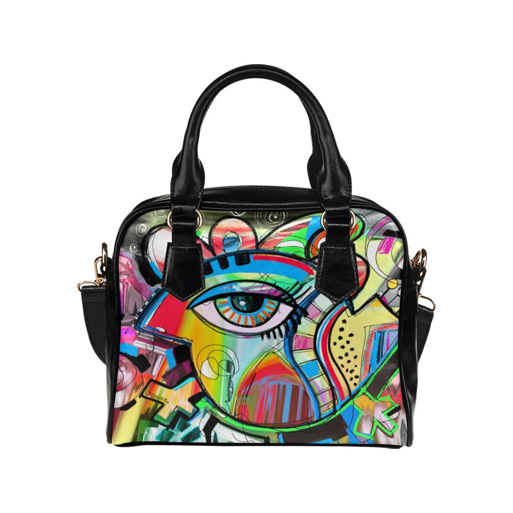 Graffiti Bird - Shoulder Handbag (Model 1634) One size Shoulder Handbags (1634)