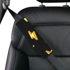 Lightning Bolts Car Seat Belt Cover 7''x10'' (Pack of 2) Car Seat Belt Cover 7x10 (Pack of 2) comic Printed Offshore