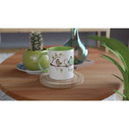 Birds On A Branch - White 11oz Ceramic Mug with Colour Inside Colour 11oz Mug animal Globally Fulfilled