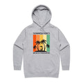 Summer Vibes, Beach Women's AS Colour Hoodie Grey Marle Womens Hoodie Printed In Australia Summer