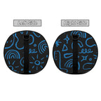 Blue Squiggle Duffle Bag Duffle Bag Printed Offshore