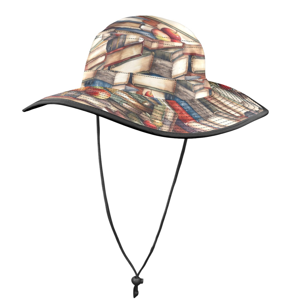 Watercolour Books Wide Brim Bucket Hat Wide Brim Bucket Hat Printed Offshore Reading