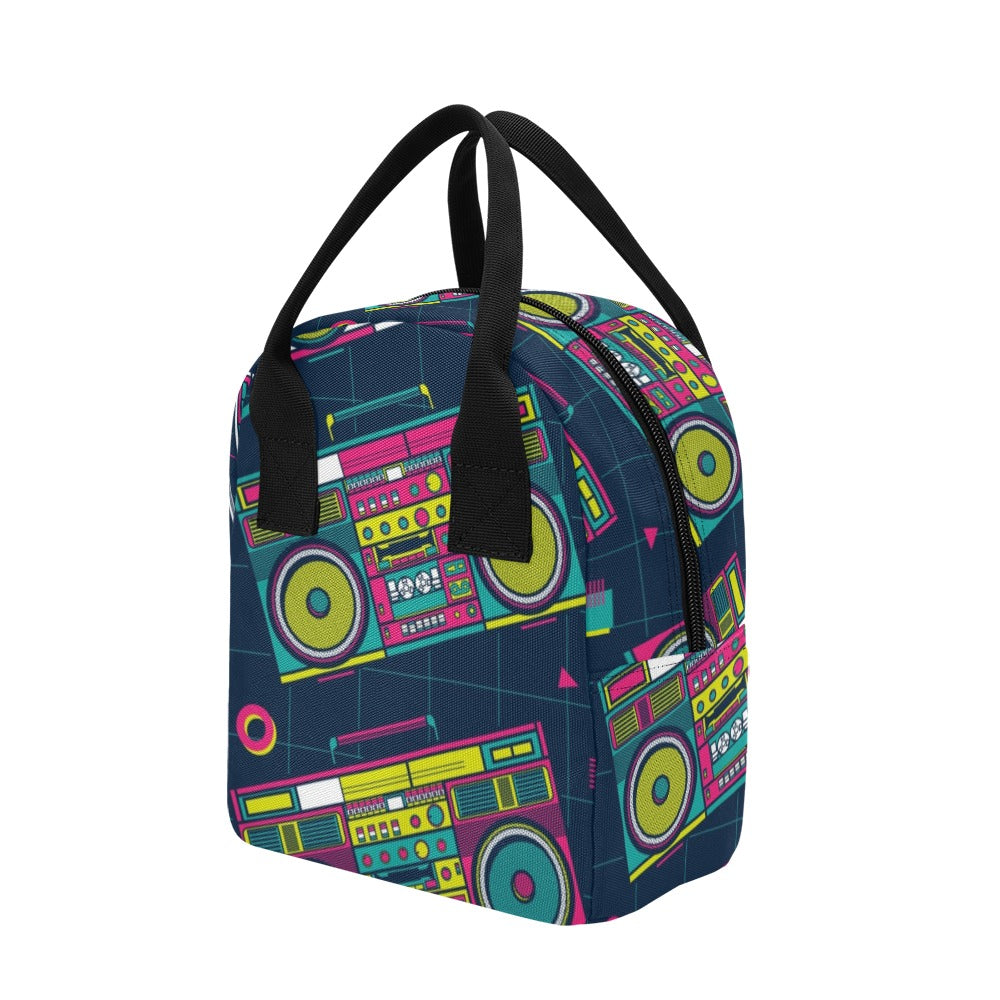 Boombox - Zipper Lunch Bag Zipper Lunch Bag Printed Offshore