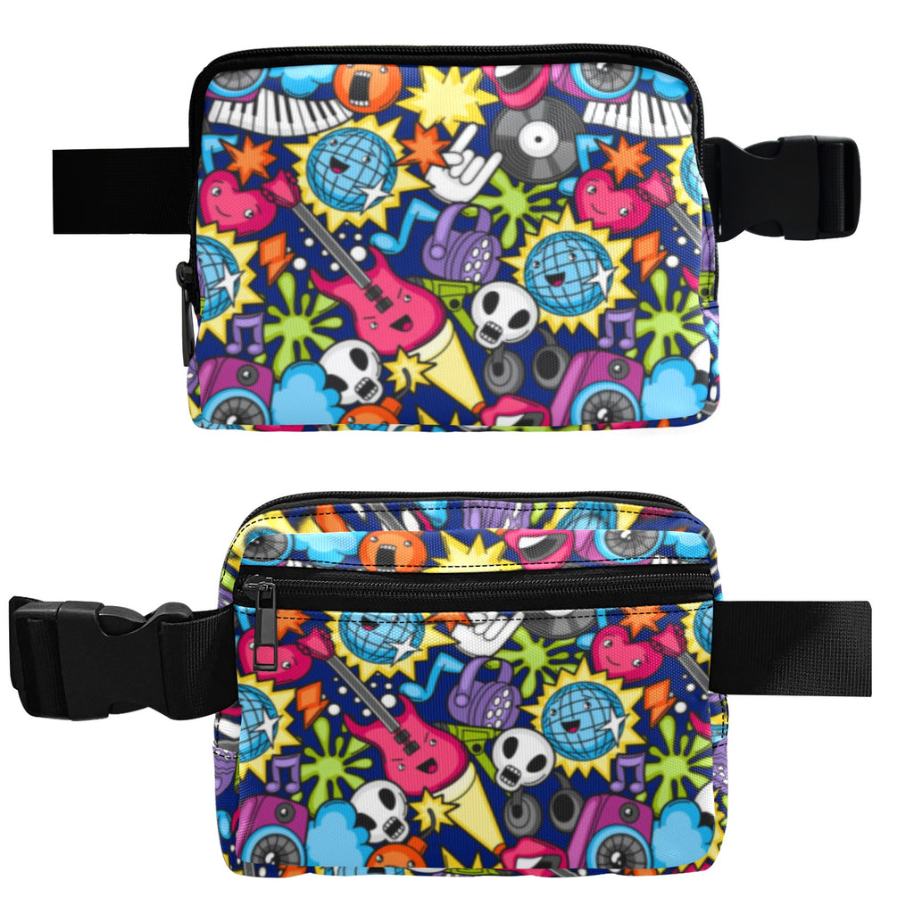 Sticker Music - Belt Bag