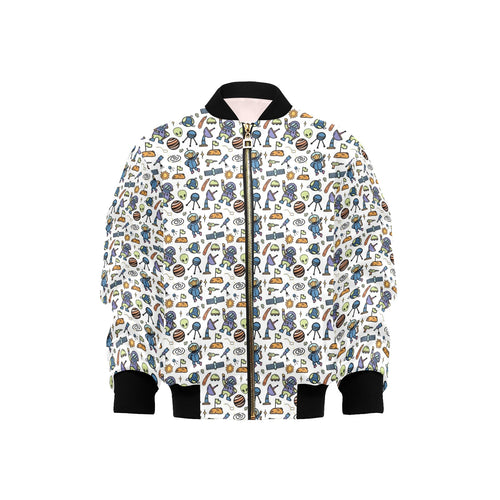 All About Space Kids Bomber Jacket XL Kids Bomber Jacket Printed Offshore Space