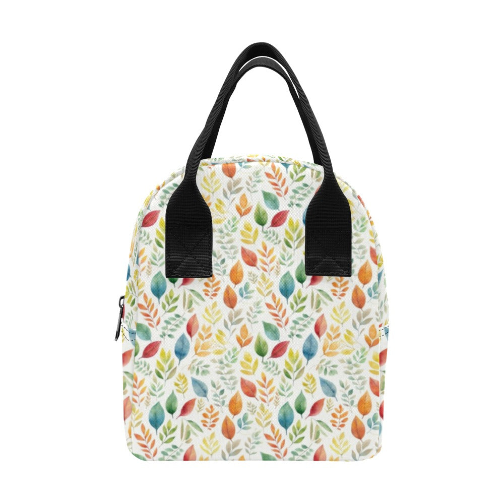 Autumn Leaves - Zipper Lunch Bag One Size Zipper Lunch Bag Printed Offshore