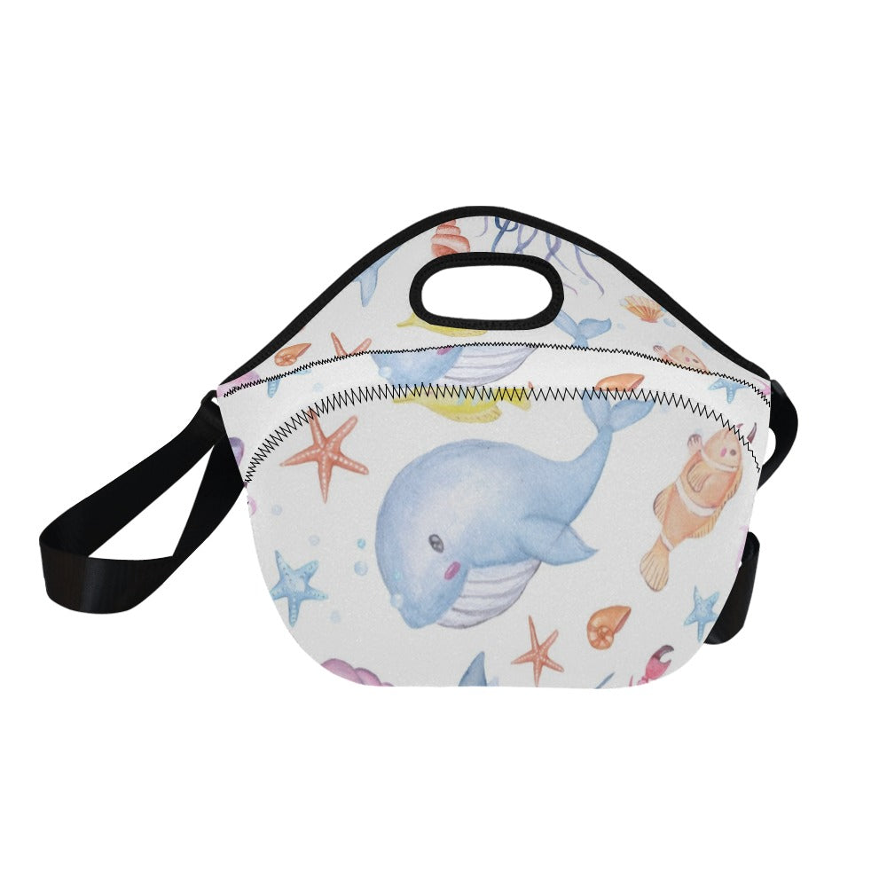 Under The Sea - Neoprene Lunch Bag Neoprene Lunch Bag Printed Offshore