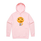 Why Not? - Mens Hoodie Pink Mens Hoodie Printed In Australia