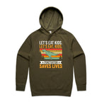 Punctuation Saves Lives, Dinosaur Man's AS Colour Hoodie