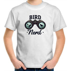 Bird Nerd - Kids Youth T-Shirt White Kids Youth T-shirt animal Printed In Australia