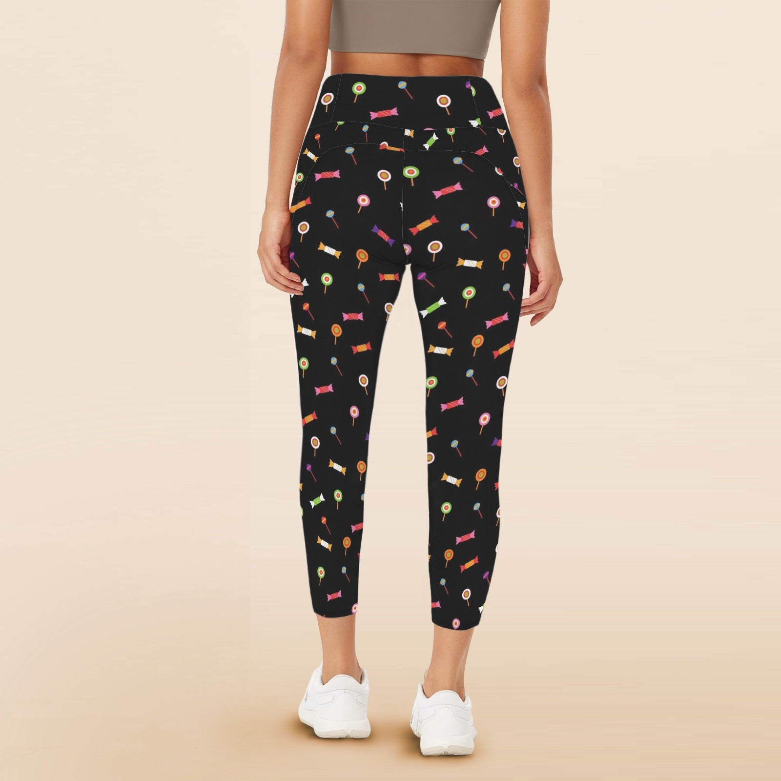 Candy - Women's High Waist Pockets Yoga Leggings