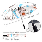 Faces - Semi-Automatic Foldable Umbrella (Model U12) Semi-Automatic Foldable Umbrella (U12)
