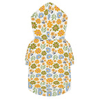 Retro Boho Flower Pet Hoodie (Small Size)