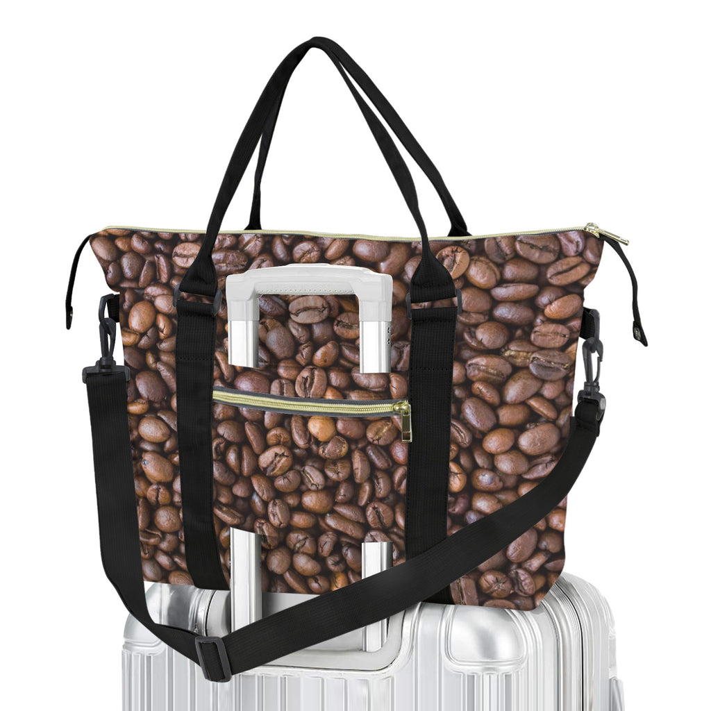 Coffee Beans Duffle Bag-Simple (Model 1715) One Size Duffle Bag-Simple (1715)