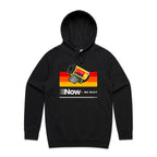 Camera Film, Now We Wait Men's AS Colour Hoodie Black Mens Hoodie Printed In Australia Retro