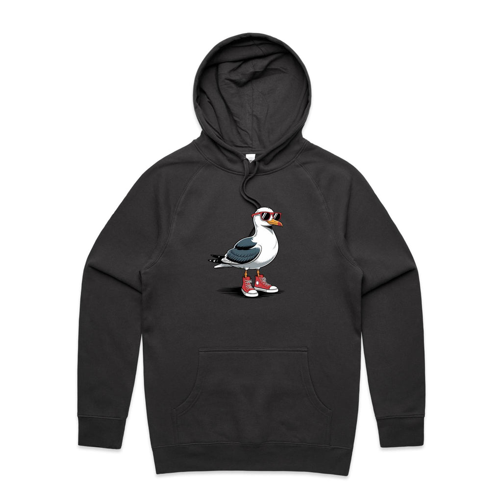 Seagull With Sunglasses And High Tops Men's AS Colour Hoodie