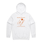 Guitar Pedal - Mens Hoodie White Mens Hoodie Music Printed In Australia