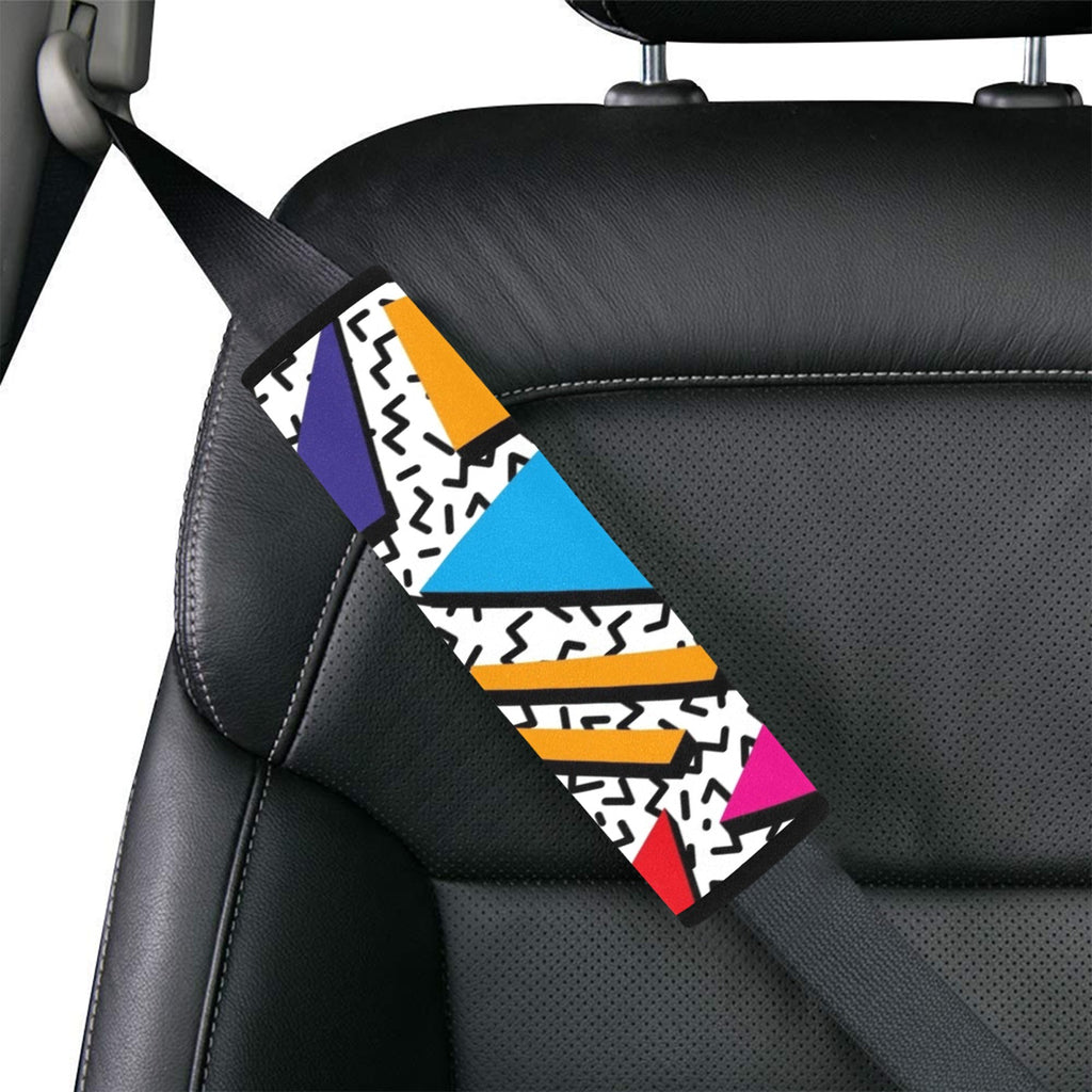 Graphic 80's - Car Seat Belt Cover 7''x10'' (Pack of 2)