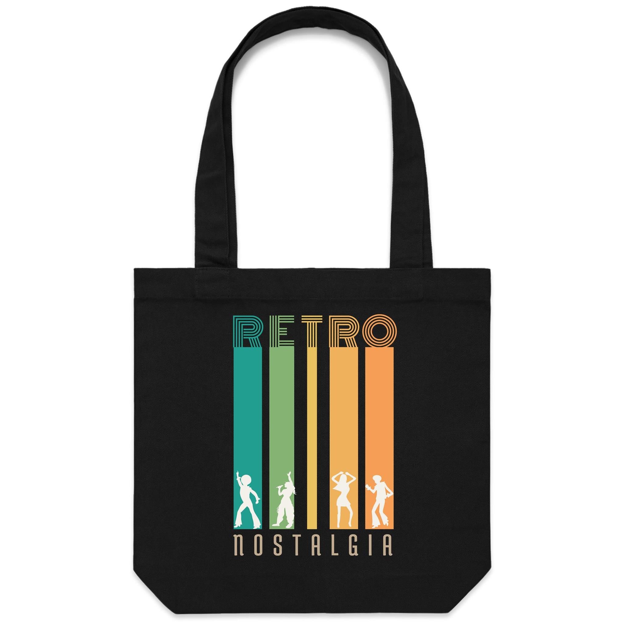 Retro Nostalgia - Canvas Tote Bag Default Title Tote Bag Printed In Australia