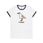 Triangull Geometry Seagull AS Colour Women's Ringer Tee