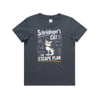 Schrodinger's Cat The Escape Plan Kids AS Colour T-shirt