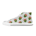 Cartoon Watermelon Women's High Top Canvas Shoes US12 Womens Classic High Top Shoes Printed Offshore