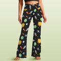 Busy Space High Waist Crossover Tummy Control Flare Leggings 5XL High Waist Flare Leggings Printed Offshore Space