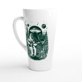 Alien And Bigfoot Play Guitar - White Latte 17oz Ceramic Mug Default Title Latte Mug Globally Fulfilled Music Sci Fi