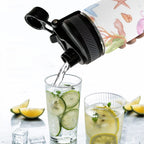 Under The Sea - Insulated Water Bottle with Dual-Use Lid (18oz) Insulated Water Bottle with Dual-Use Lid (18oz) Ocean Printed Offshore