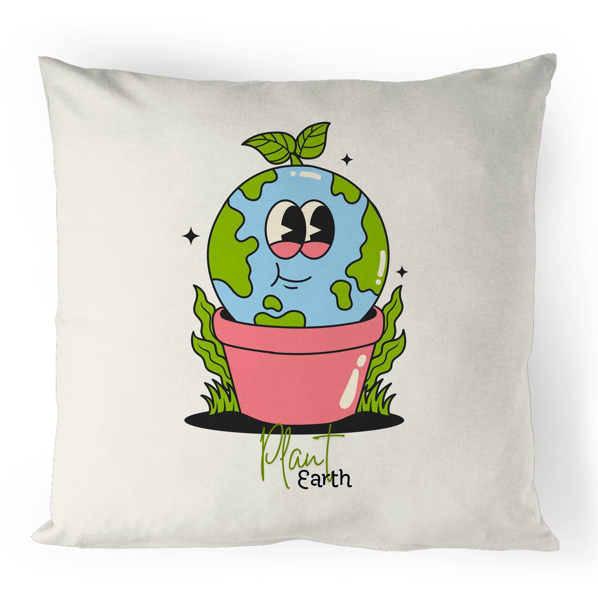 Plant Earth - 100% Linen Cushion Cover Default Title Linen Cushion Covers Environment Printed In Australia