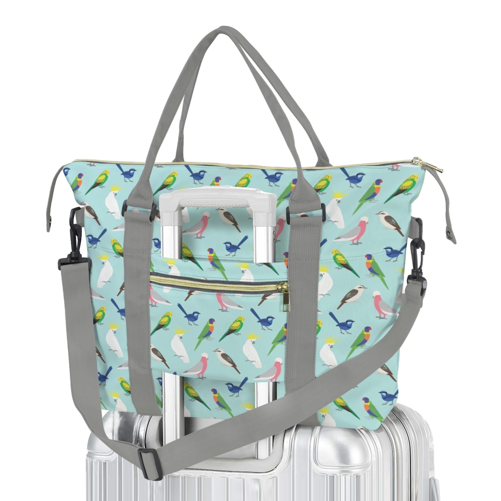 Australian Birds Duffle Bag-Simple (Model 1715) One Size Duffle Bag-Simple (1715)