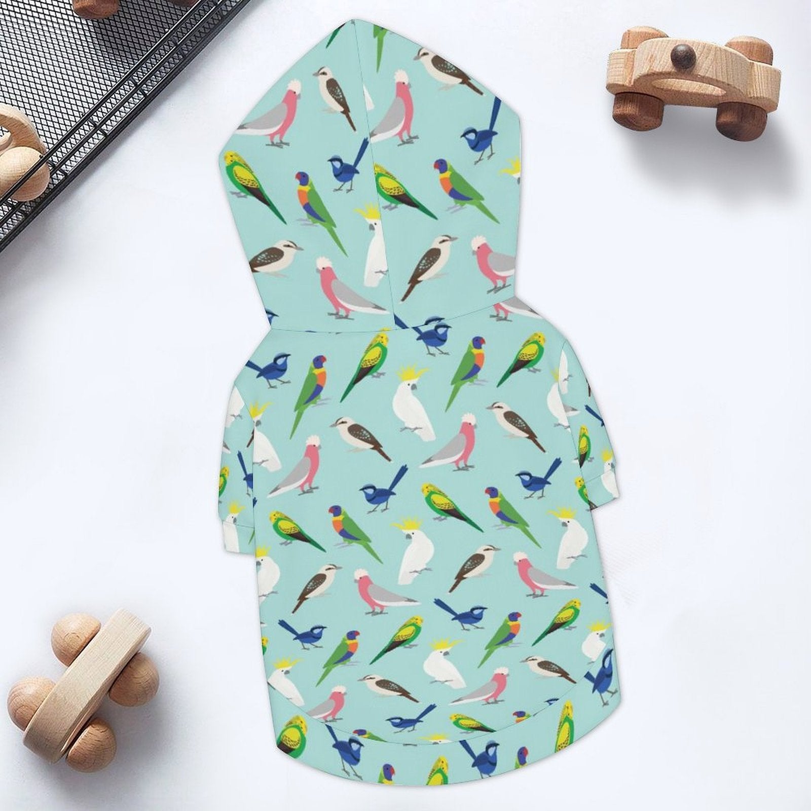 Australian Birds Pet Hoodie (Small Size)