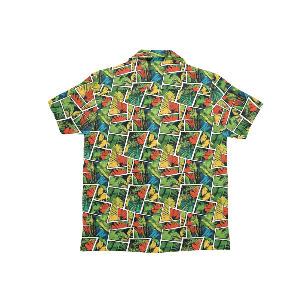 Tropical Comic Book Style Junior Kids Hawaiian Shirt