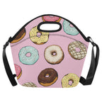 Doughnuts - Neoprene Lunch Bag One Size Neoprene Lunch Bag Printed Offshore