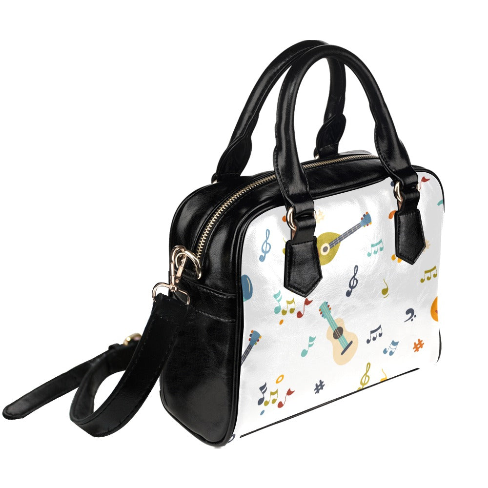 Guitar Music - Shoulder Handbag (Model 1634) Shoulder Handbags (1634)