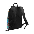 Flower It Blue - Fabric Backpack
