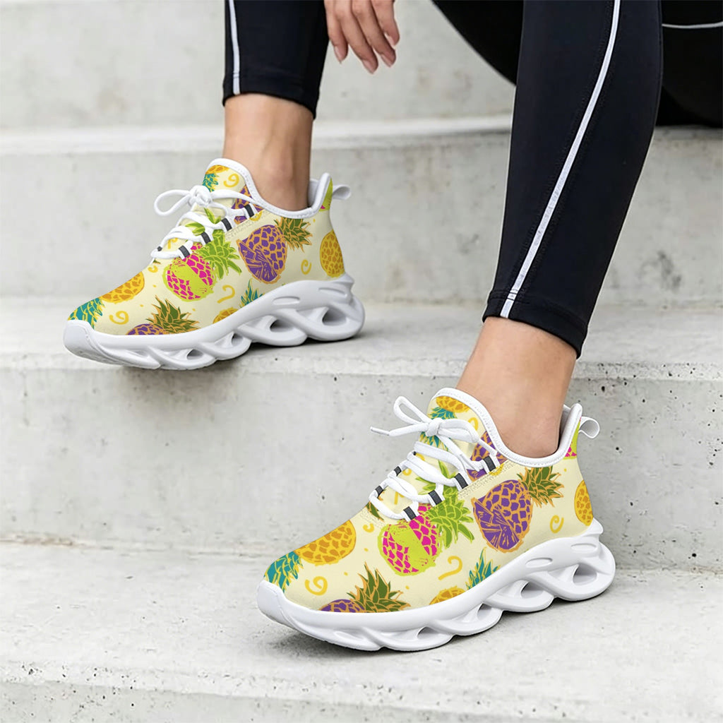 Funky Pineapples Women's Twisted Sole Sneakers