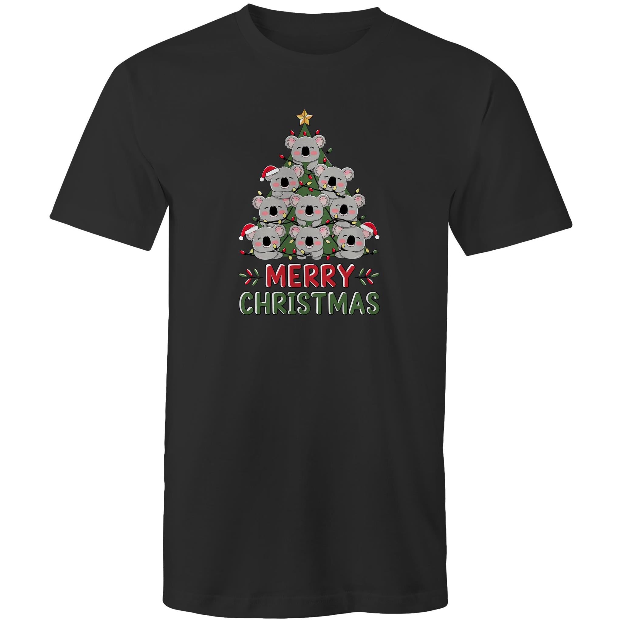 Koala Christmas Tree - Mens T-Shirt