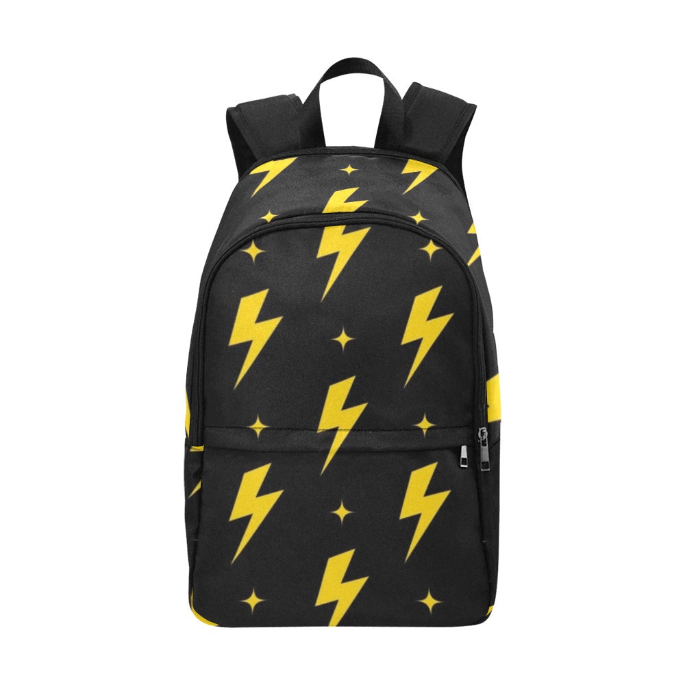 Yellow Lightning - Fabric Backpack