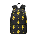 Yellow Lightning Fabric Backpack One Size Fabric Backpack comic Printed Offshore
