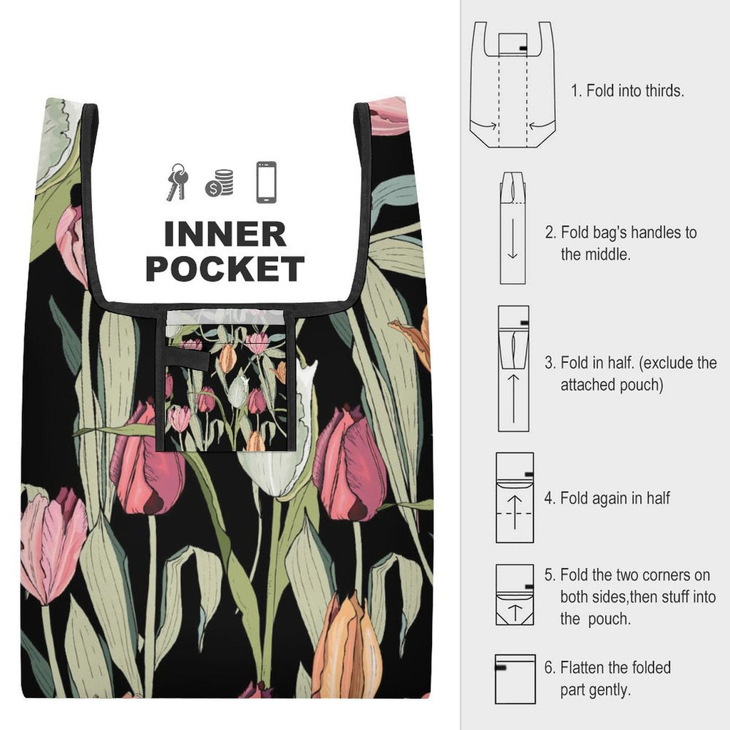 Tulips - Collapsible Shopping Bag