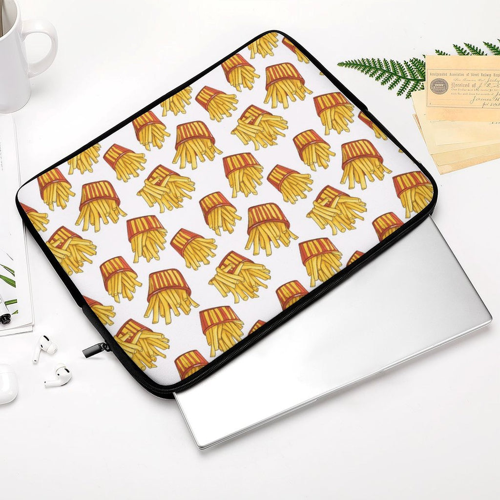 French Fries Laptop Sleeve (Multiple Sizes) Laptop Sleeve Food Printed Offshore