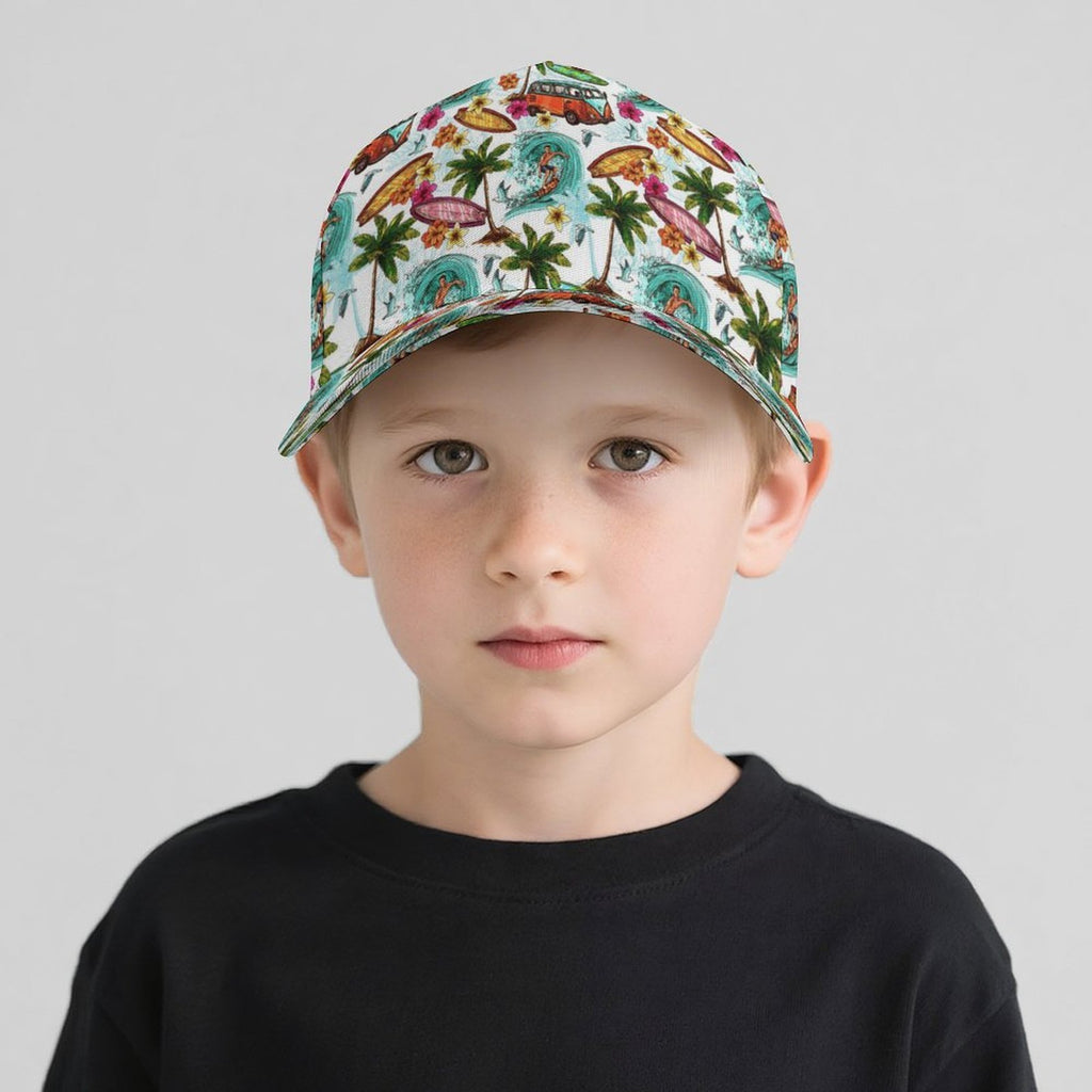 Surfing Safari Kids Baseball Cap