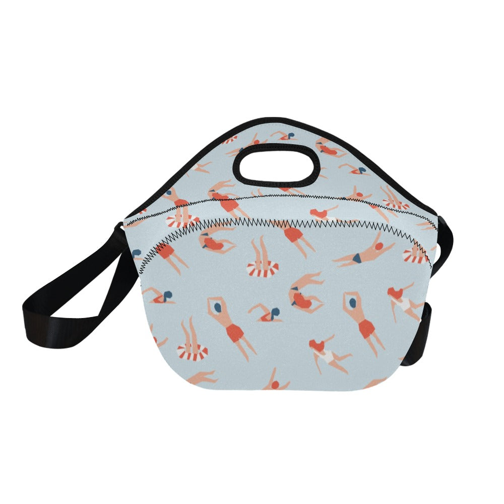 Summer Swim - Neoprene Lunch Bag Neoprene Lunch Bag Printed Offshore