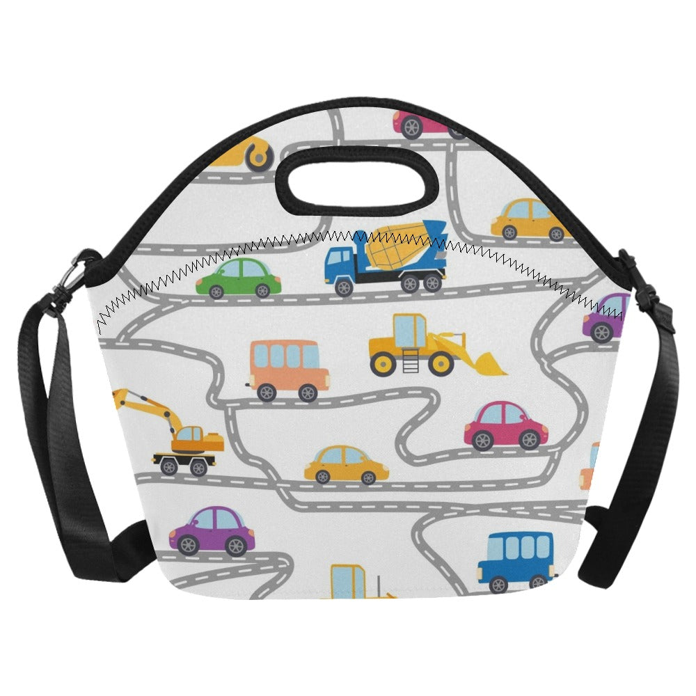 On The Road - Neoprene Lunch Bag Neoprene Lunch Bag Printed Offshore